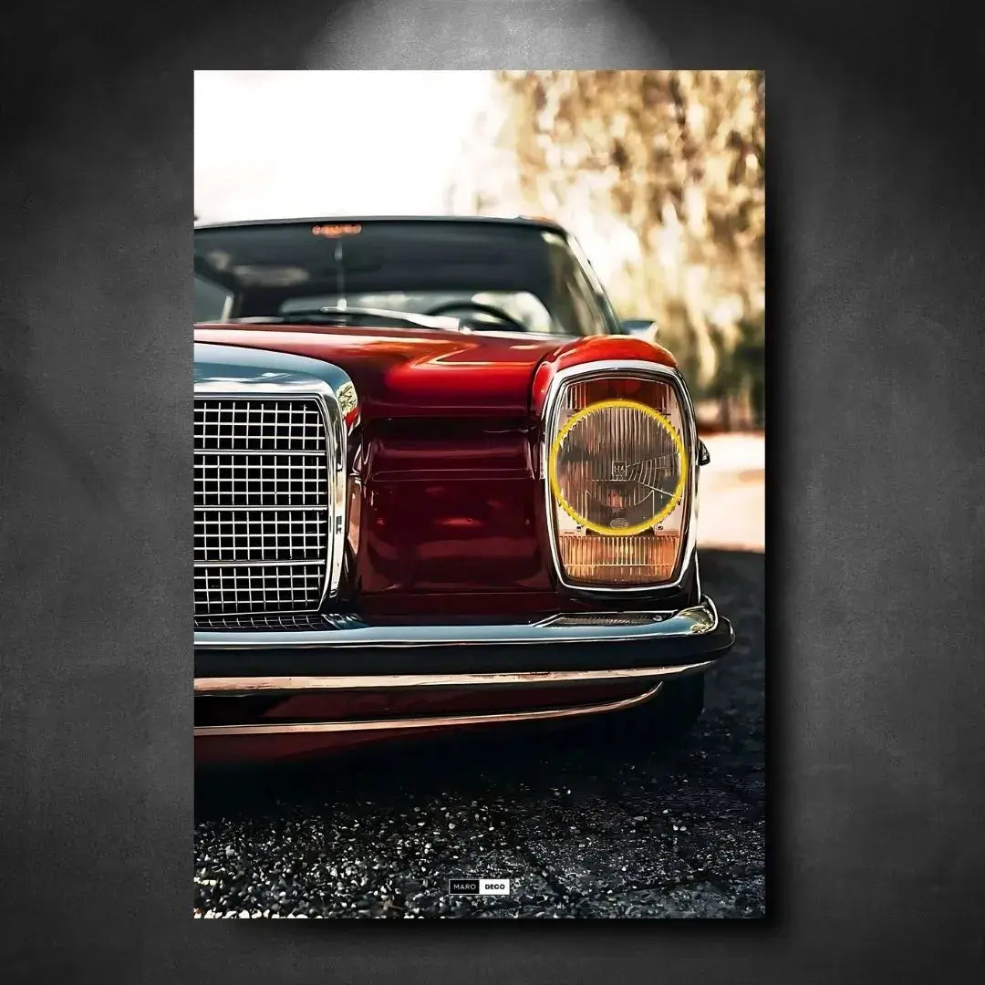Tableau Mercedes W114 en Plexiglass | Marodeco