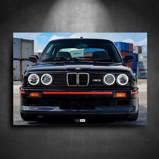Tableau Néon BMW M3 (E30)-Marodeco