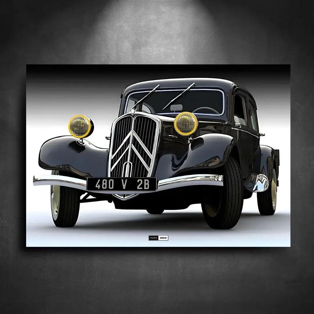 Tableau Citroën Traction Avant en Plexiglass | Marodeco