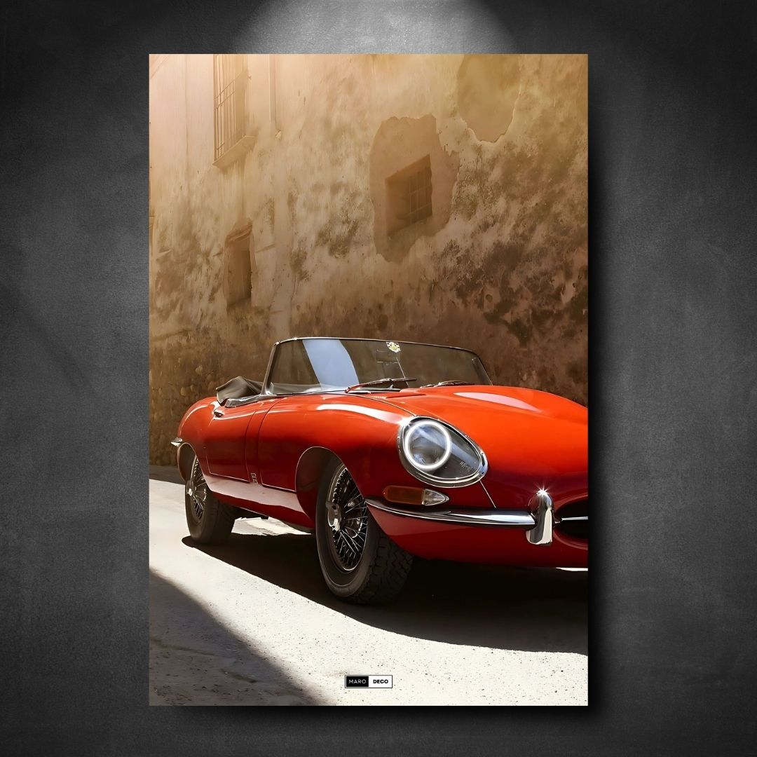 Tableau Néon Jaguar E-Type Série 1-Marodeco