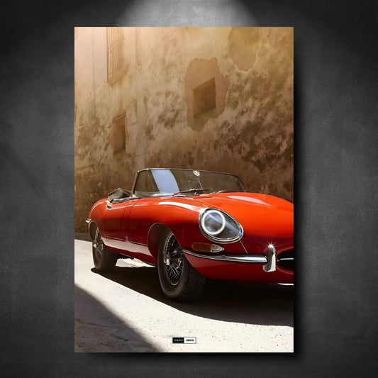 Tableau Néon Jaguar E-Type Série 1-Marodeco