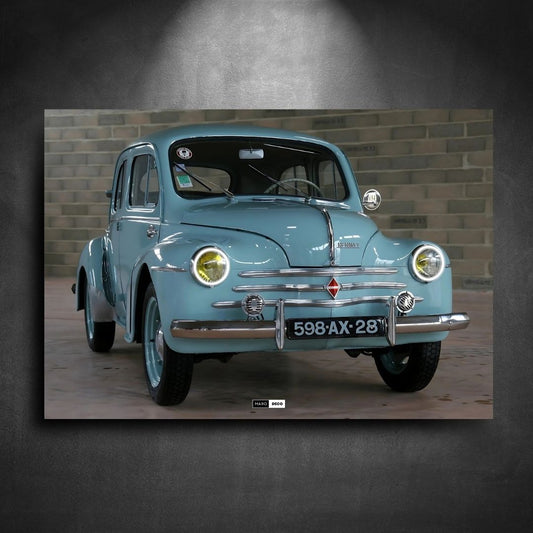 Tableau Néon Renault 4CV-Marodeco