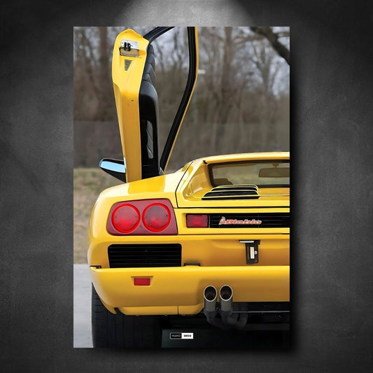 Tableau Néon Lamborghini Diablo-Marodeco