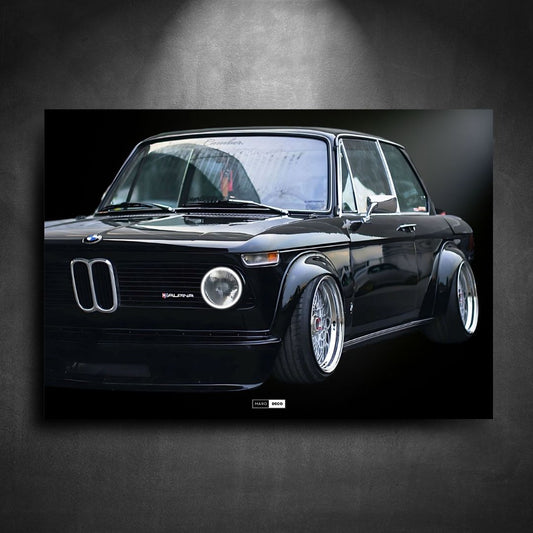 Tableau Néon BMW 2002tii-Marodeco