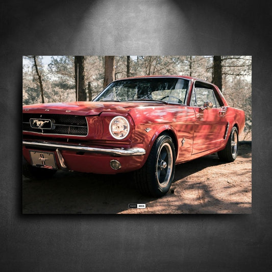 Tableau Néon Ford Mustang-Marodeco