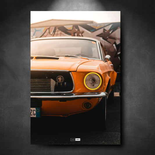 Tableau Néon Ford Mustang-Marodeco