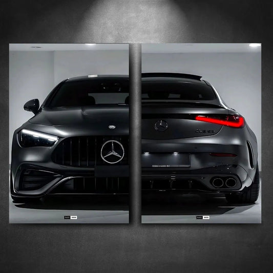 Tableau DUO NÉON Mercedes CLE 53 AMG - Marodeco