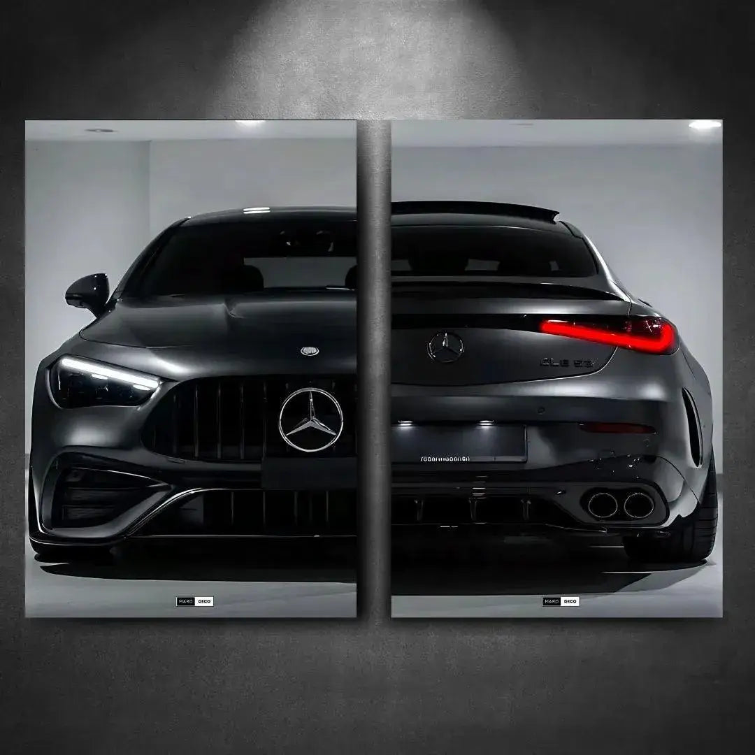 Tableau DUO Mercedes CLE 53 AMG en Plexiglass | Marodeco