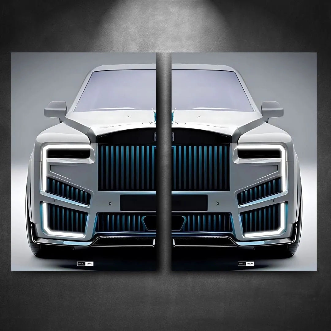 Tableau DUO NÉON Rolls-Royce Cullinan Mansory - Marodeco