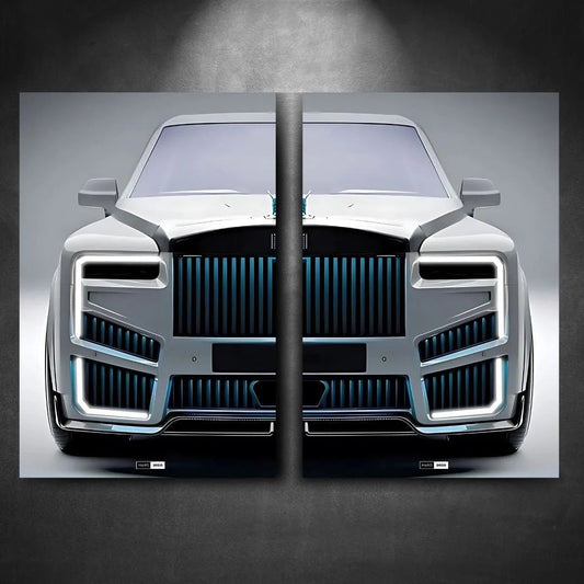 Tableau DUO NÉON Rolls-Royce Cullinan Mansory - Marodeco