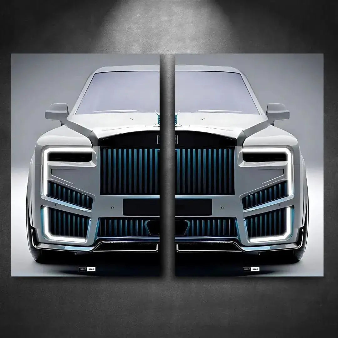 DUO Rolls-Royce Cullinan Mansory — Tableau Plexiglass pour décoration murale