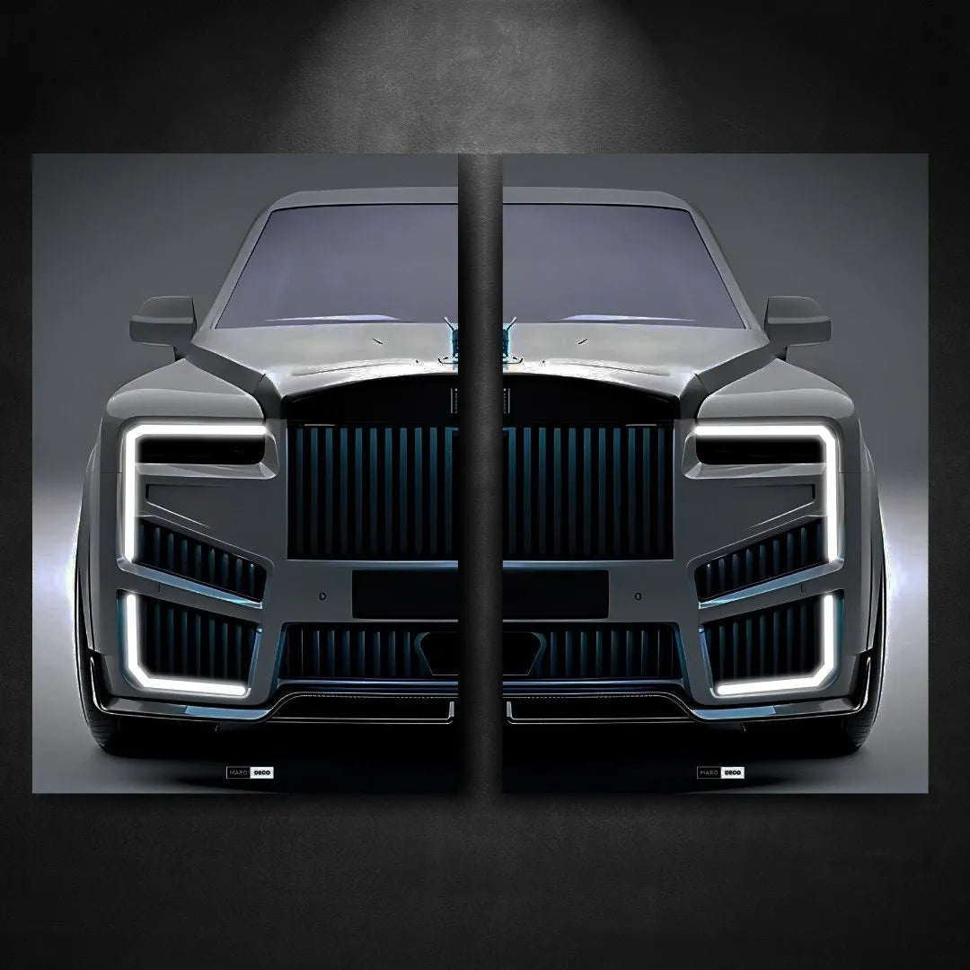 Tableau DUO NÉON Rolls-Royce Cullinan Mansory - Marodeco