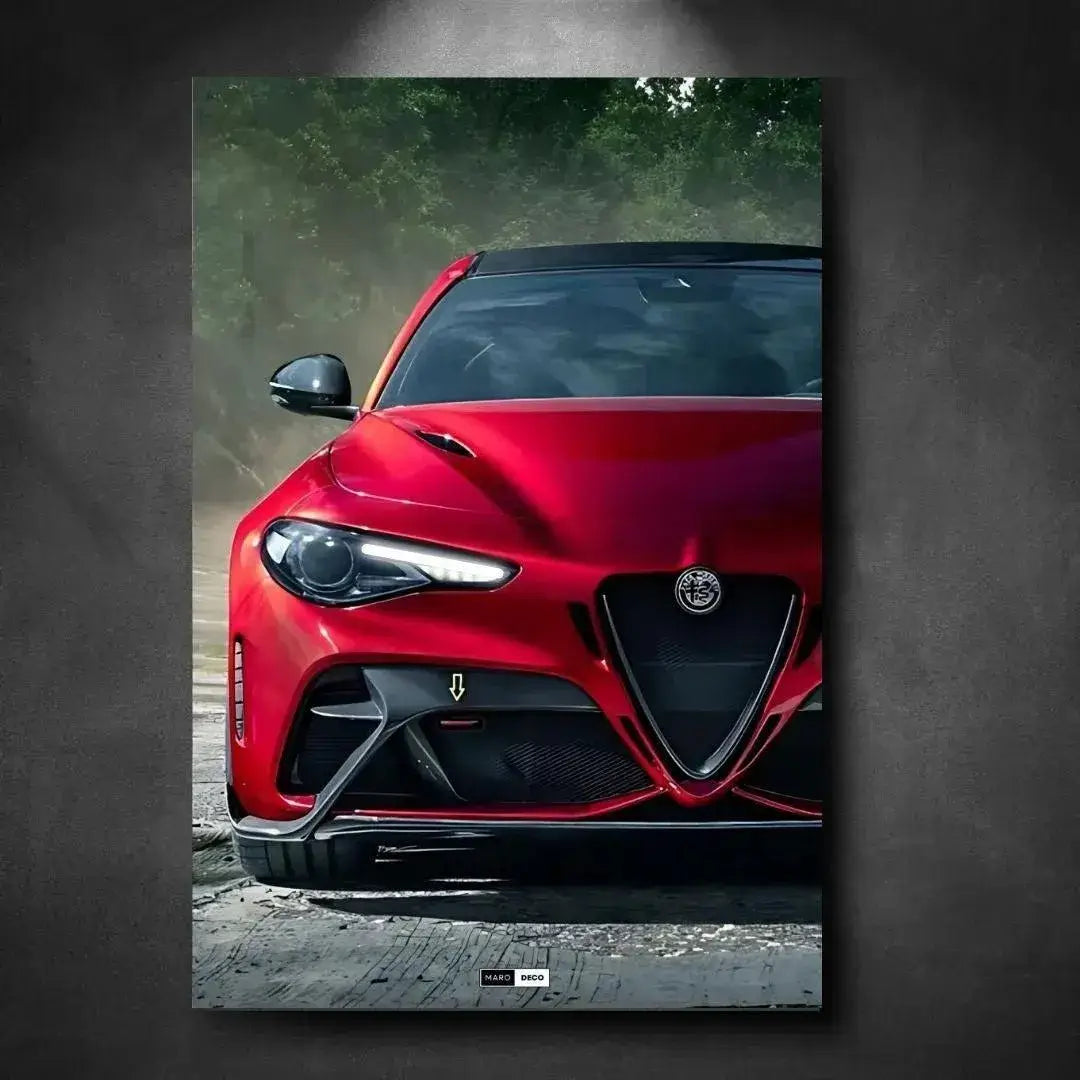 Tableau Alfa Romeo Giulia GTA en Plexiglass | Marodeco