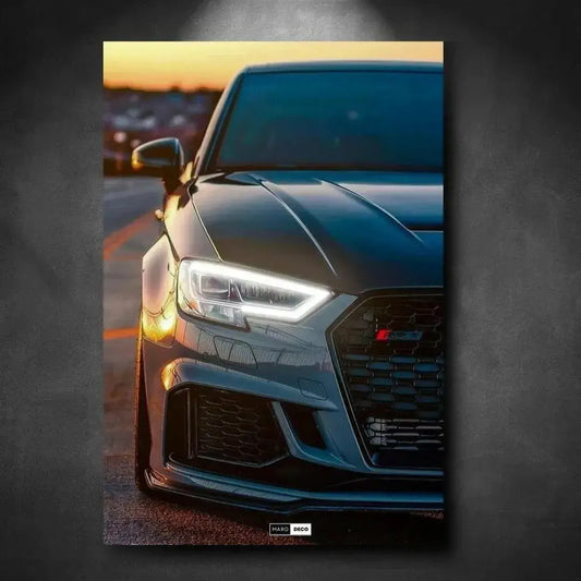 Audi RS3 ABT — Tableau Plexiglass pour décoration murale