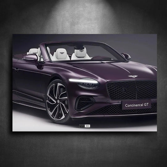 Tableau NÉON Bentley Continental GT Mulliner - Marodeco