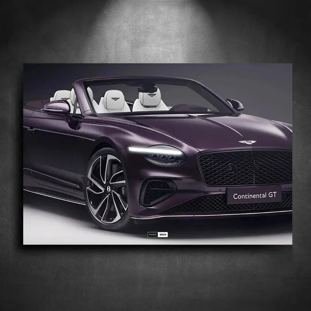 Tableau Bentley Continental GT Mulliner en Plexiglass | Marodeco