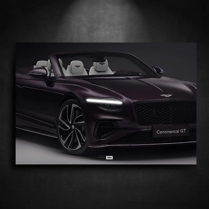 Tableau NÉON Bentley Continental GT Mulliner - Marodeco