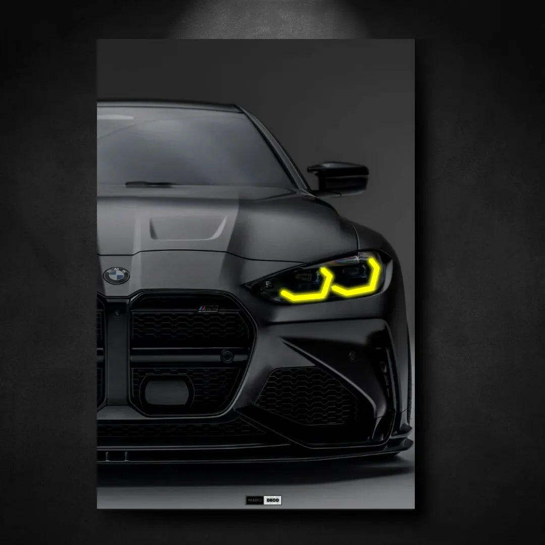 Tableau NÉON BMW M4 Competition - Marodeco