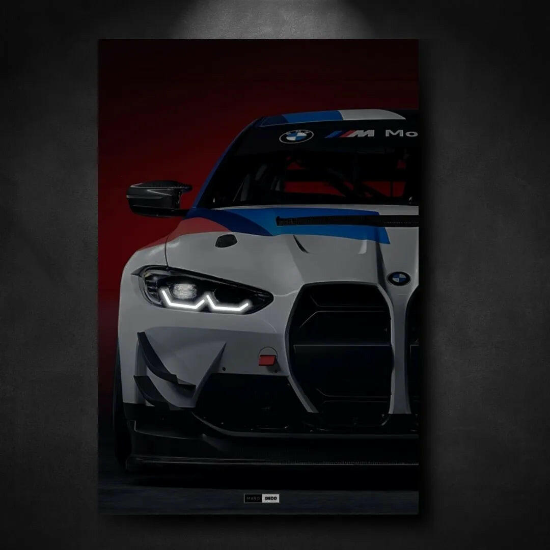 Tableau NÉON BMW M4 GT4 - Marodeco
