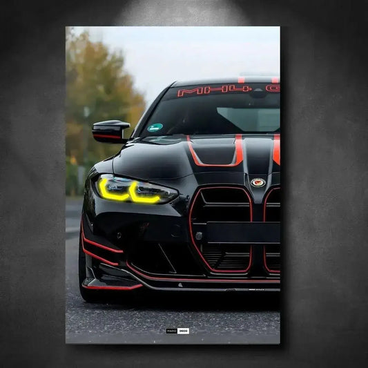 Tableau BMW Manhart MH4 GTR en Plexiglass | Marodeco
