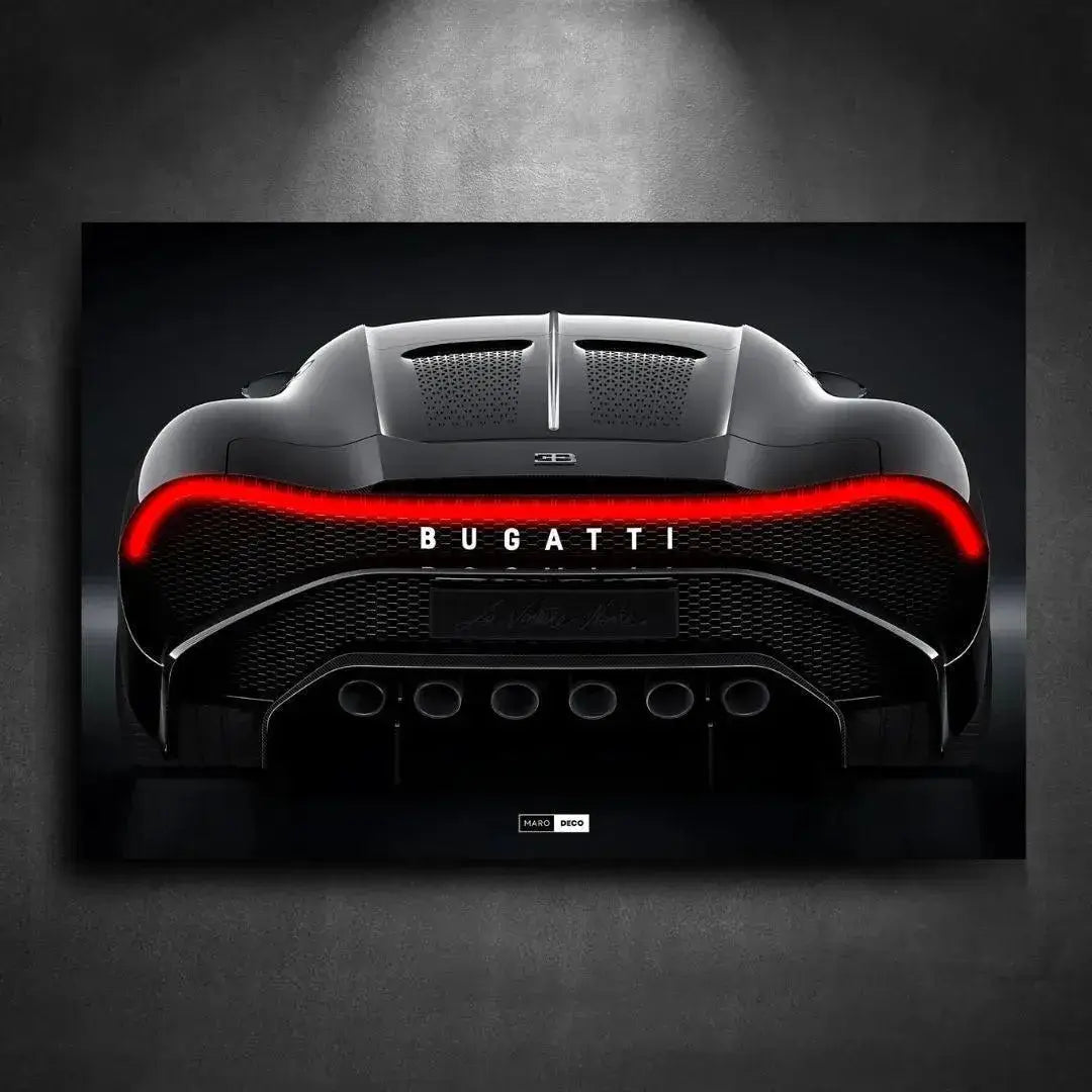 Tableau Bugatti La Noir en Plexiglass | Marodeco