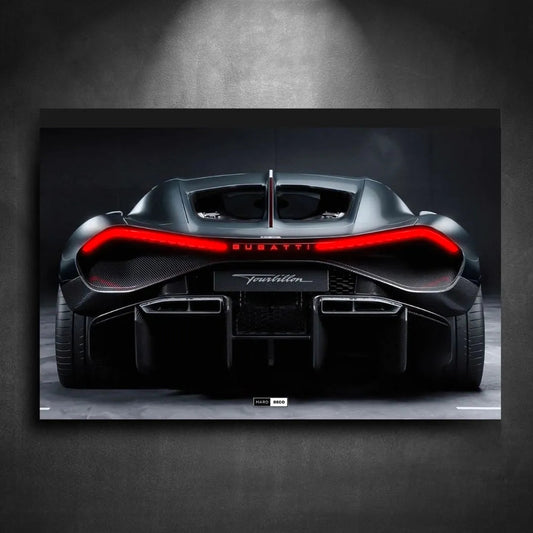 Tableau NÉON Bugatti Tourbillon - Marodeco