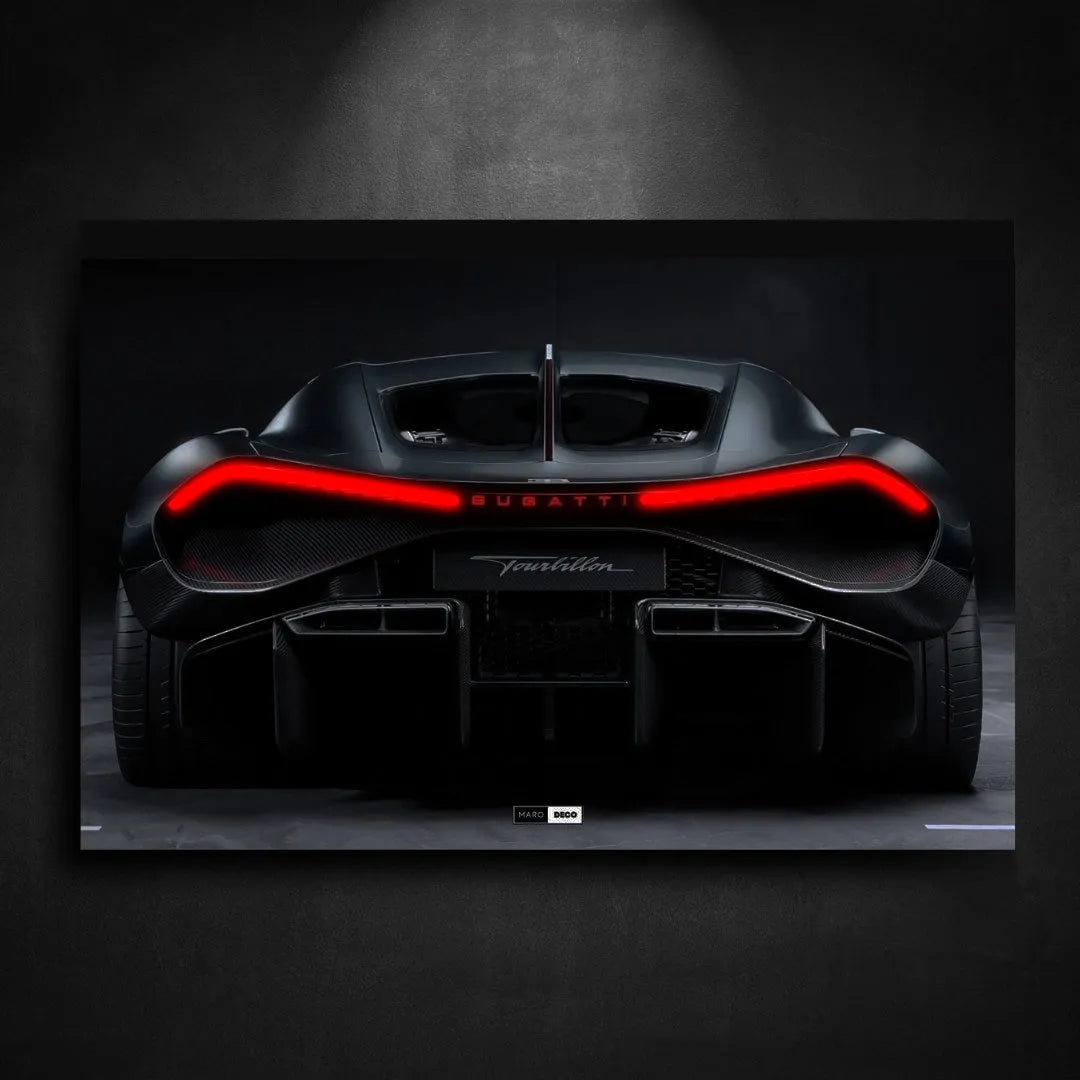 Tableau NÉON Bugatti Tourbillon - Marodeco