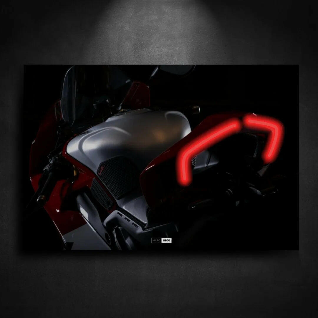 Tableau NÉON Ducati Panigale V4 - Marodeco