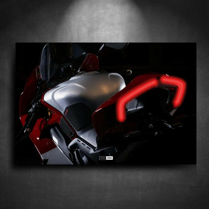 Tableau NÉON Ducati Panigale V4 - Marodeco