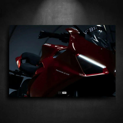 Tableau NÉON Ducati Panigale V4 - Marodeco