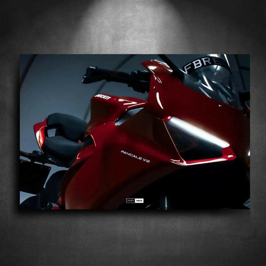 Tableau NÉON Ducati Panigale V4 - Marodeco