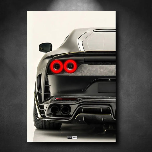 Tableau NÉON Ferrari 812 Mansory - Marodeco