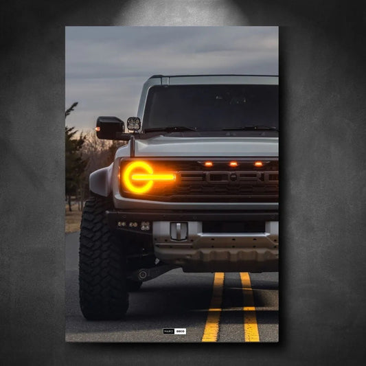 Tableau NÉON Ford Bronco Raptor - Marodeco