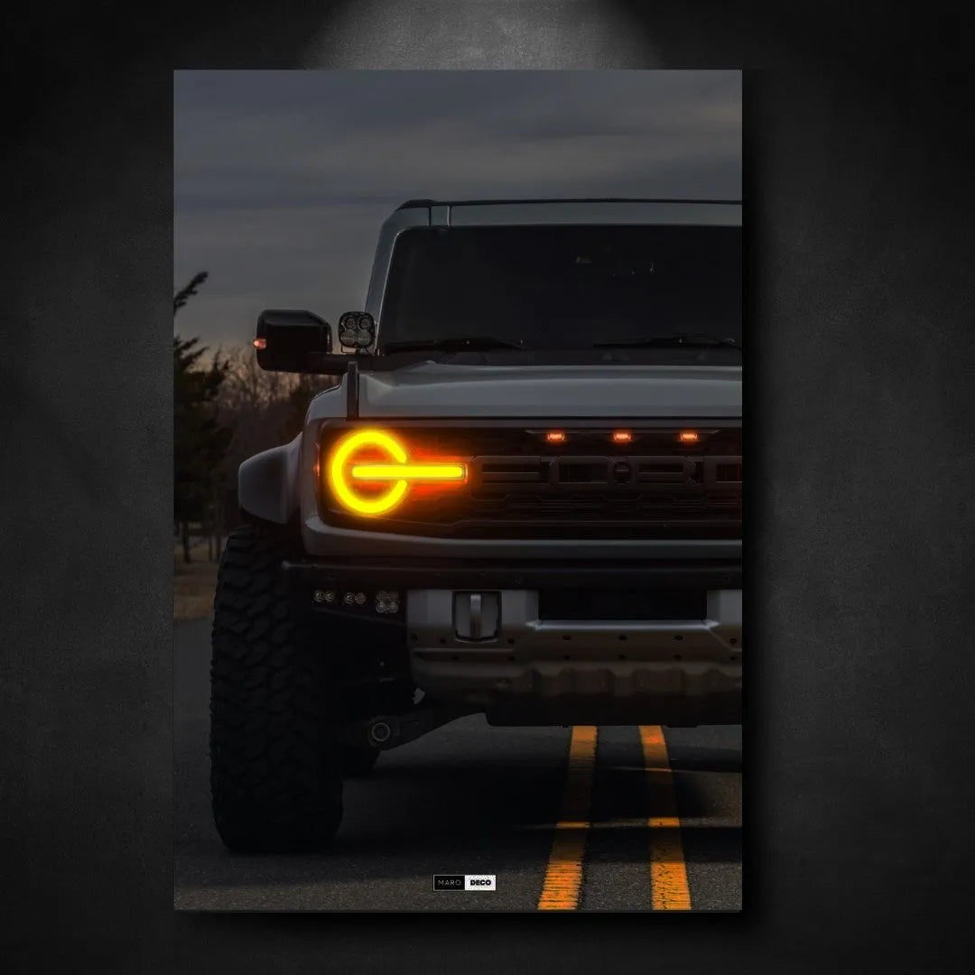 Tableau NÉON Ford Bronco Raptor - Marodeco