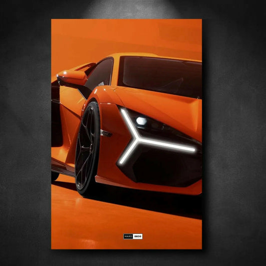 Tableau NÉON Lamborghini Revuelto - Marodeco
