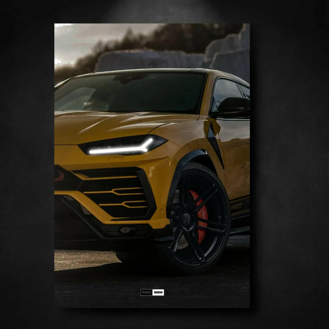 Tableau NÉON Lamborghini Urus - Marodeco