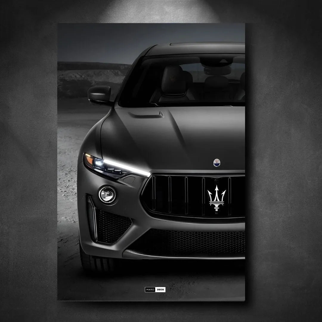 Tableau NÉON Maserati Levante Trofeo - Marodeco