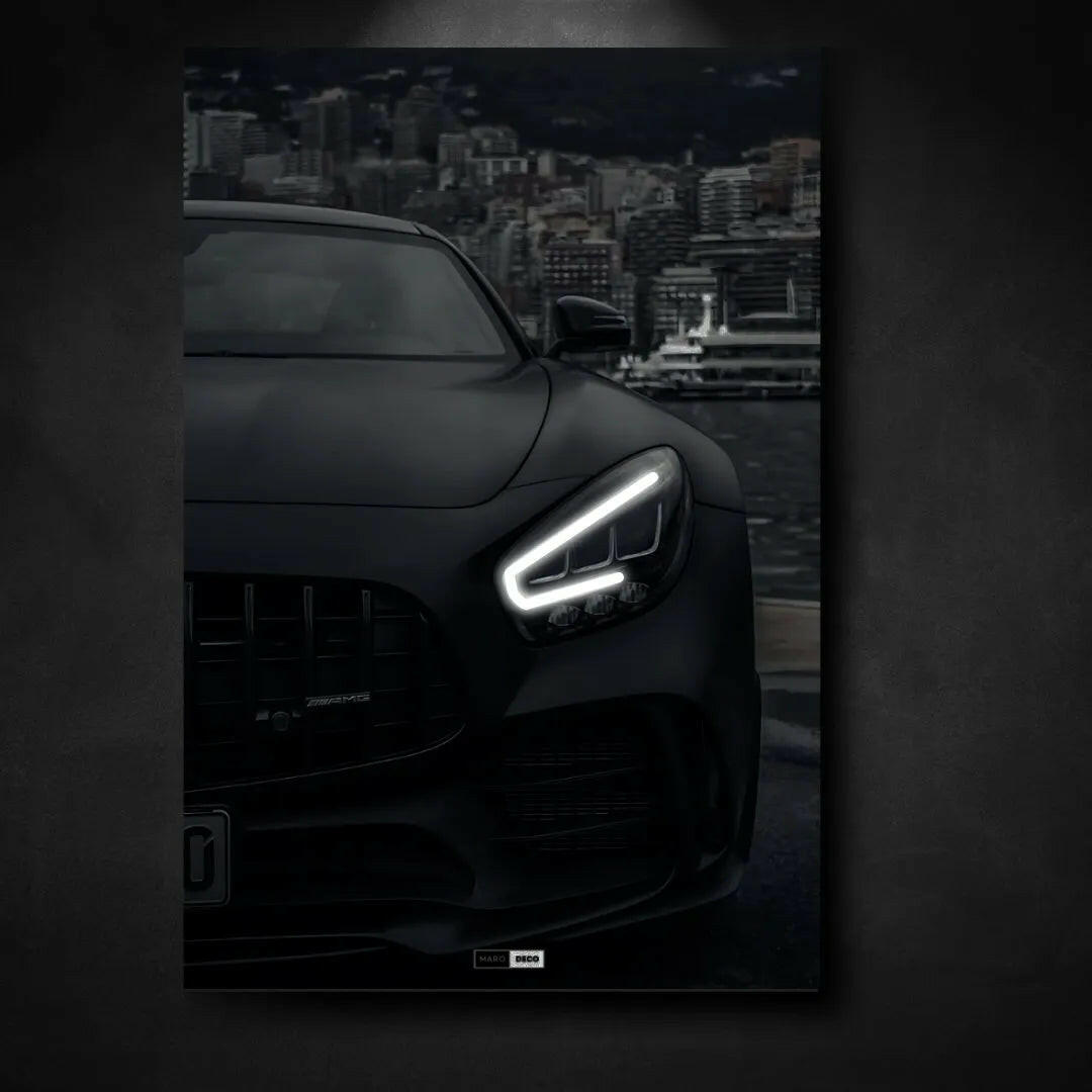 Tableau NÉON Mercedes AMG GT R - Marodeco