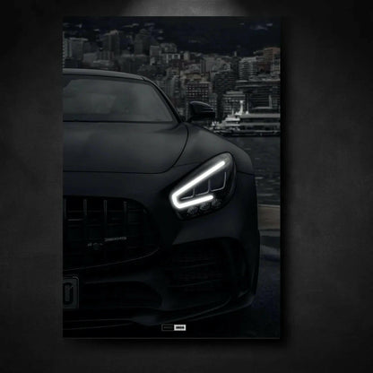 Tableau NÉON Mercedes AMG GT R - Marodeco