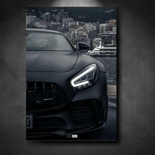 Tableau NÉON Mercedes AMG GT R - Marodeco
