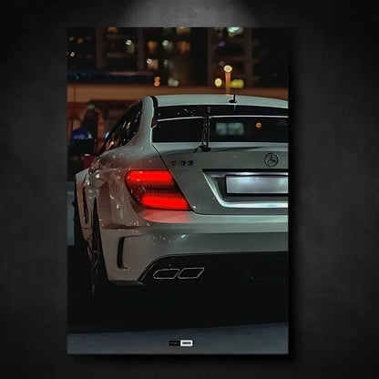 Tableau NÉON Mercedes C63 AMG Coupé - Marodeco