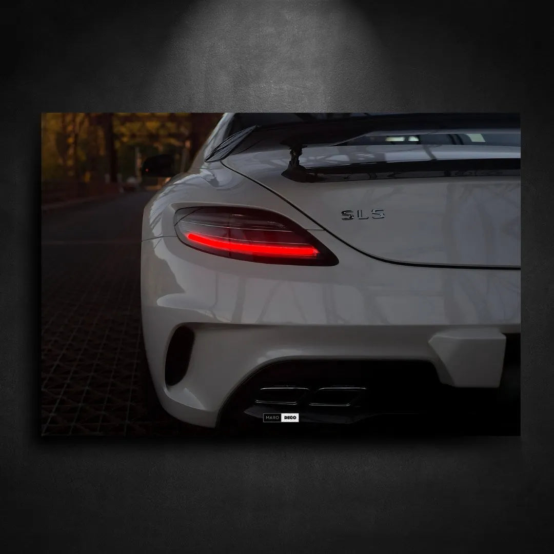 Tableau NÉON Mercedes SLS AMG Black Series - Marodeco