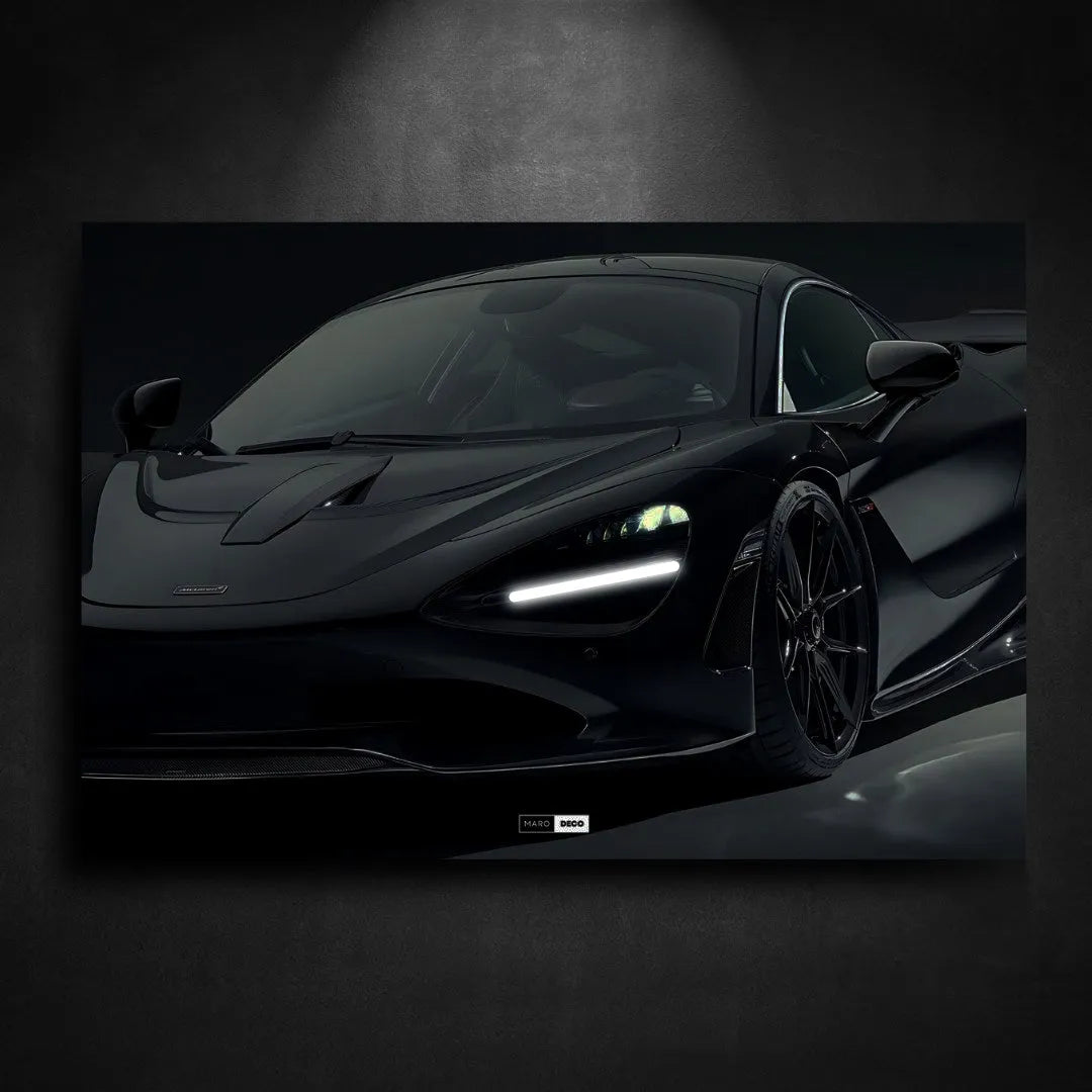 Tableau NÉON Novitec McLaren 750S - Marodeco