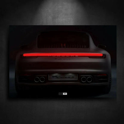 Tableau NÉON Porsche 911 Carrera 4S - Marodeco