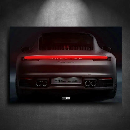 Tableau NÉON Porsche 911 Carrera 4S - Marodeco