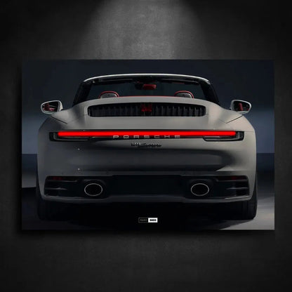 Tableau NÉON Porsche 911 Carrera S Cabriolet - Marodeco