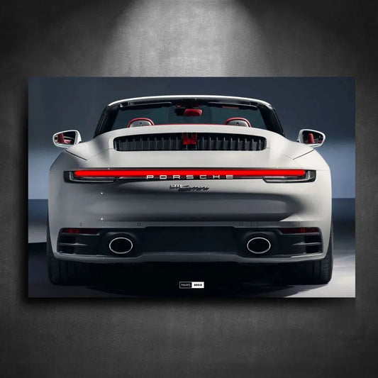 Tableau NÉON Porsche 911 Carrera S Cabriolet - Marodeco