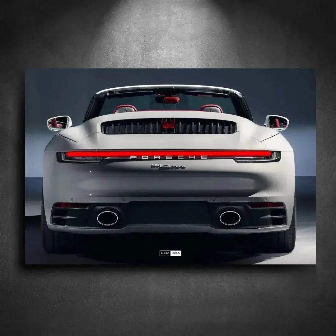 Tableau Porsche 911 Carrera S Cabriolet en Plexiglass | Marodeco