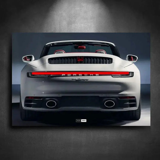 Porsche 911 Carrera S Cabriolet — Tableau Plexiglass pour décoration murale