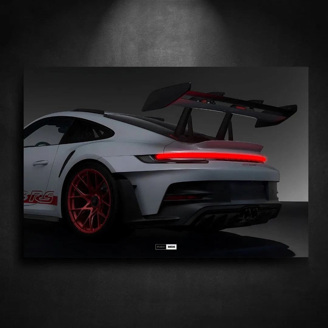 Tableau NÉON Porsche 911 GT3 RS - Marodeco